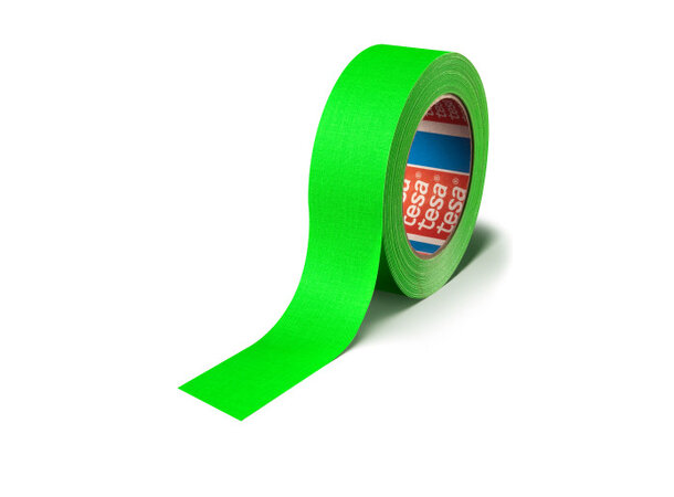 Tesa 4671, Sort - 25mm Acrylbelagt tekstiltape 